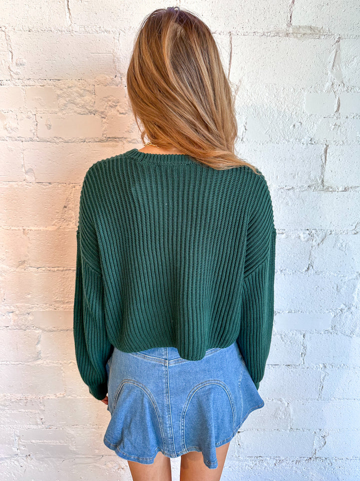 Pine Snuggle Sweater