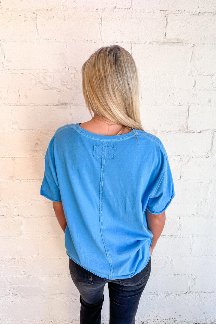 Free People Nina Tee, Pullover Tee, Tee, Relaxed Fit Tee, Basic Tee, Adeline Boutique 