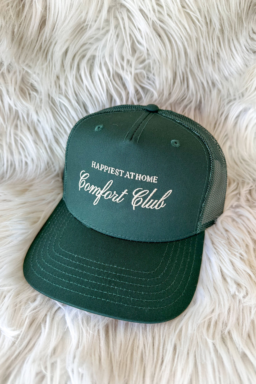 Comfort Club Trucker Hat, Trucker hat, Hats, Adeline Boutique, Dallas Boutique, Accessories, St. Patrick's Day