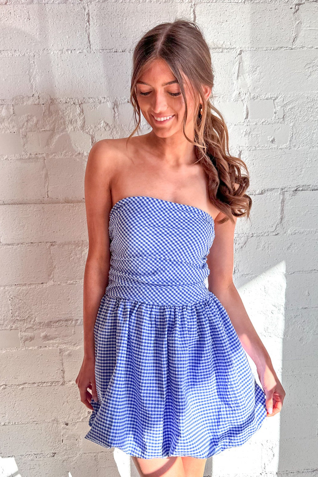 Dewdrop Bubble Hem Dress, Dresses and Rompers, Spring, Adeline Boutique, Spring Dresses