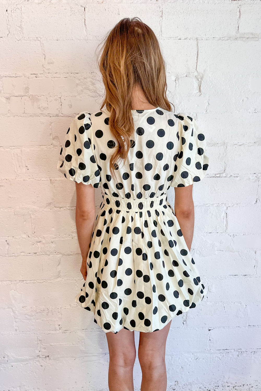 Dotty Delight Bubble Dress, Dresses and Rompers, Spring Dresses, Adeline Boutique, Dallas Boutique