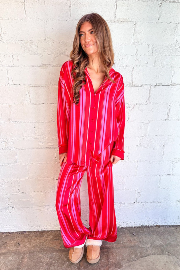 Dreamy Days Pajama Set, Pajamas, Christmas Pajamas, Loungewear, Adeline Boutique 