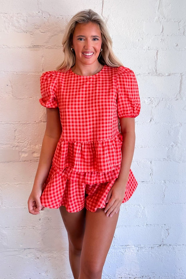 Emma Kate Gingham Top