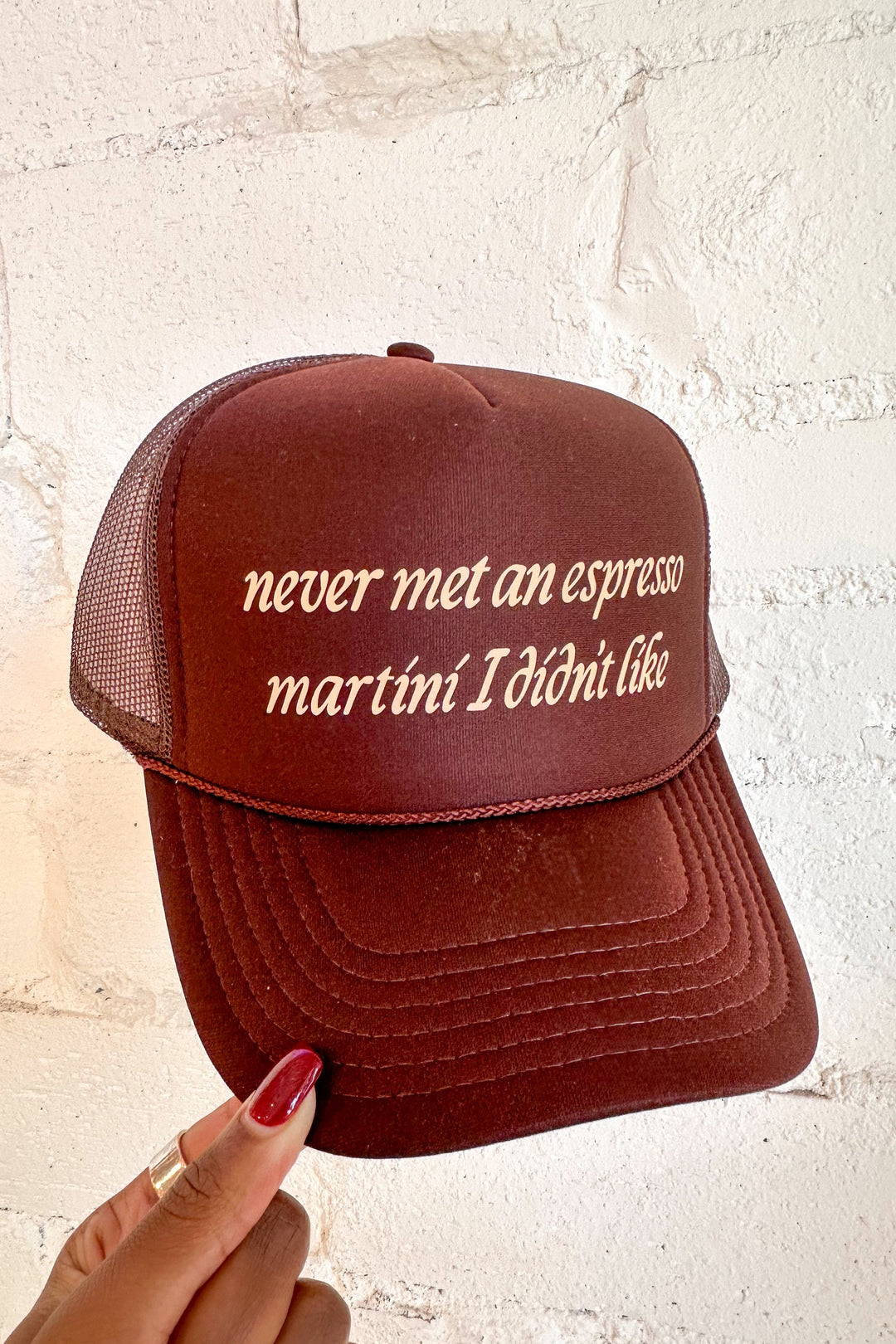 Espresso Martini Obsessed Trucker Hat, Trucker Hat, Adeline Boutique, Graphic Hat