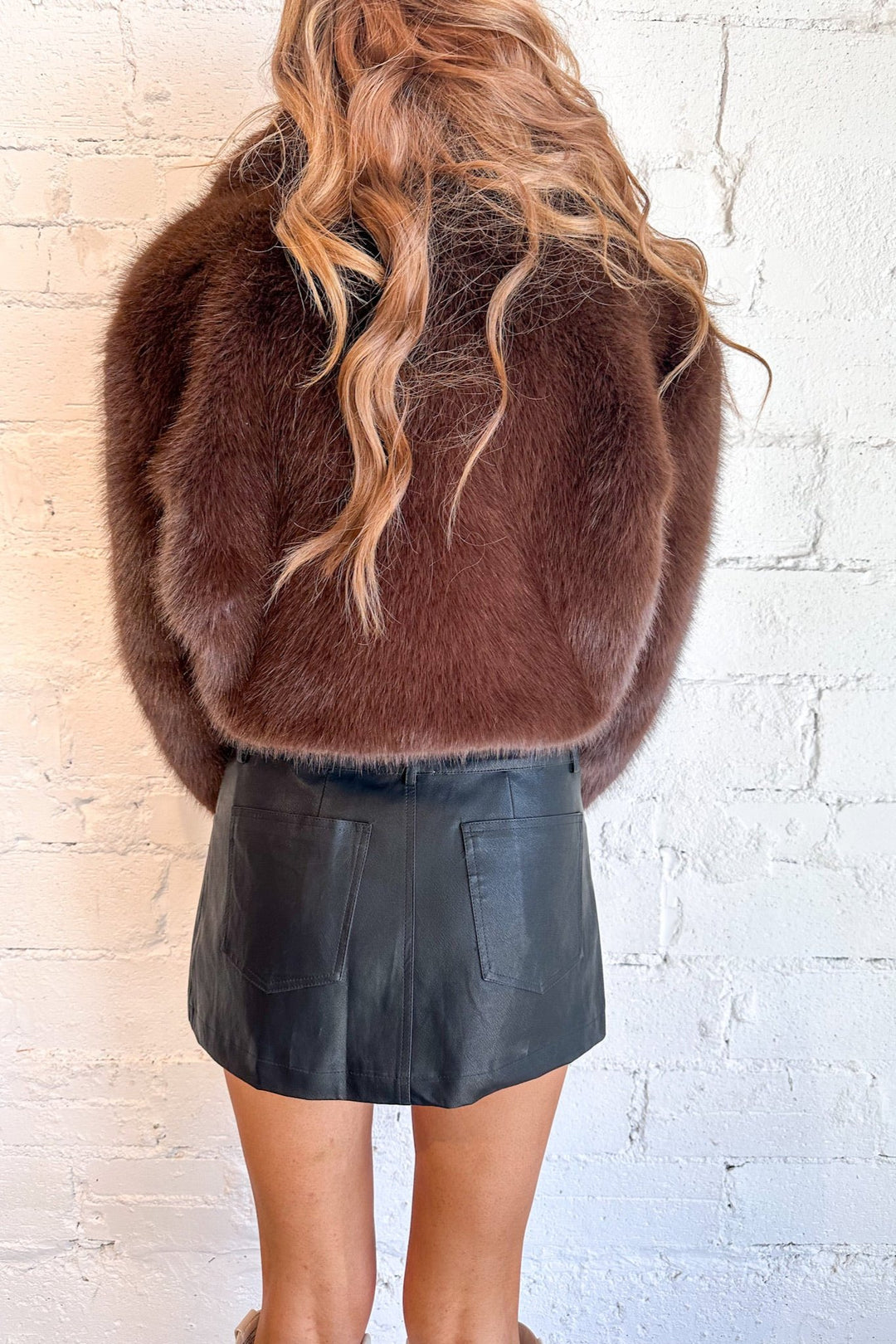 Fierce Fit Mini Skirt, Mini Skirt, Skirt, Fall Skirt, Leather Skirt, Fall Outfit, Fall Jacket, Dallas Boutique, Boutiques, Boutique Clothing