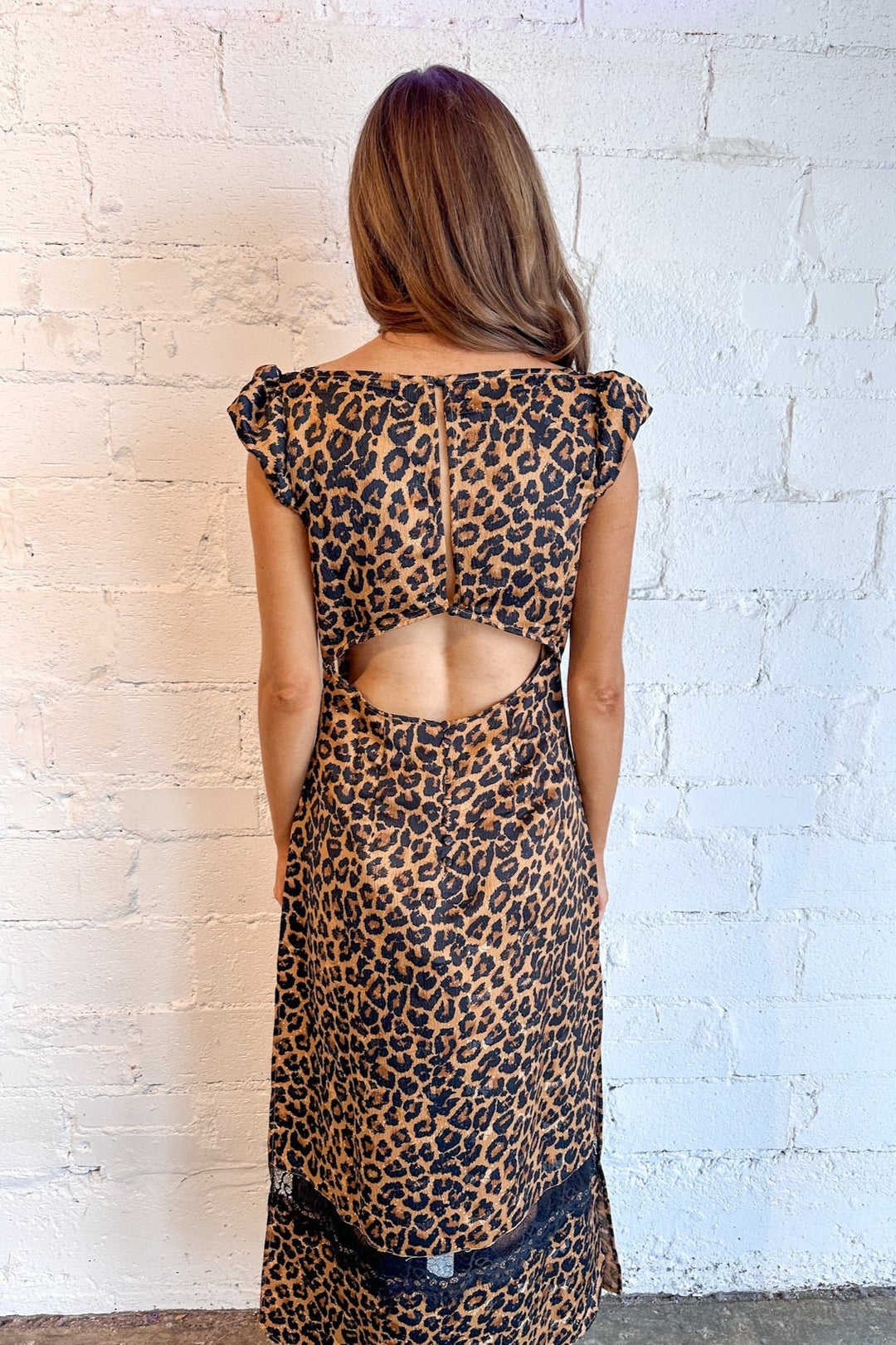 Foolish Hearts Printed Midi Dress, Midi Dress, Leopard Print, Dresses, Adeline Boutique, Boutique Dresses