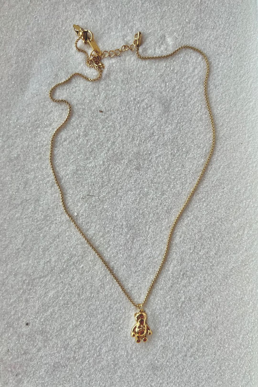 Gold Bear Necklace, Jewelry, Adeline Boutique,Gift Ideas, Necklace