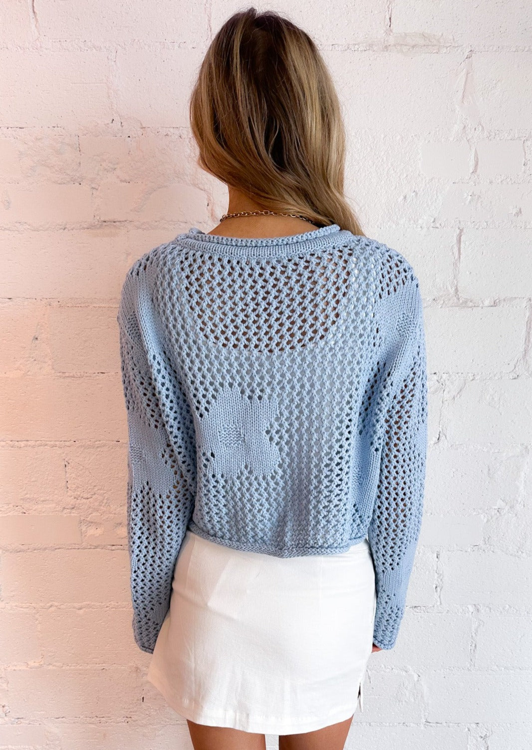 Blossom Knit Sweater, Tops, Adeline, Adeline, dallas boutique, dallas texas, texas boutique, women's boutique dallas, adeline boutique, dallas boutique, trendy boutique, affordable boutique