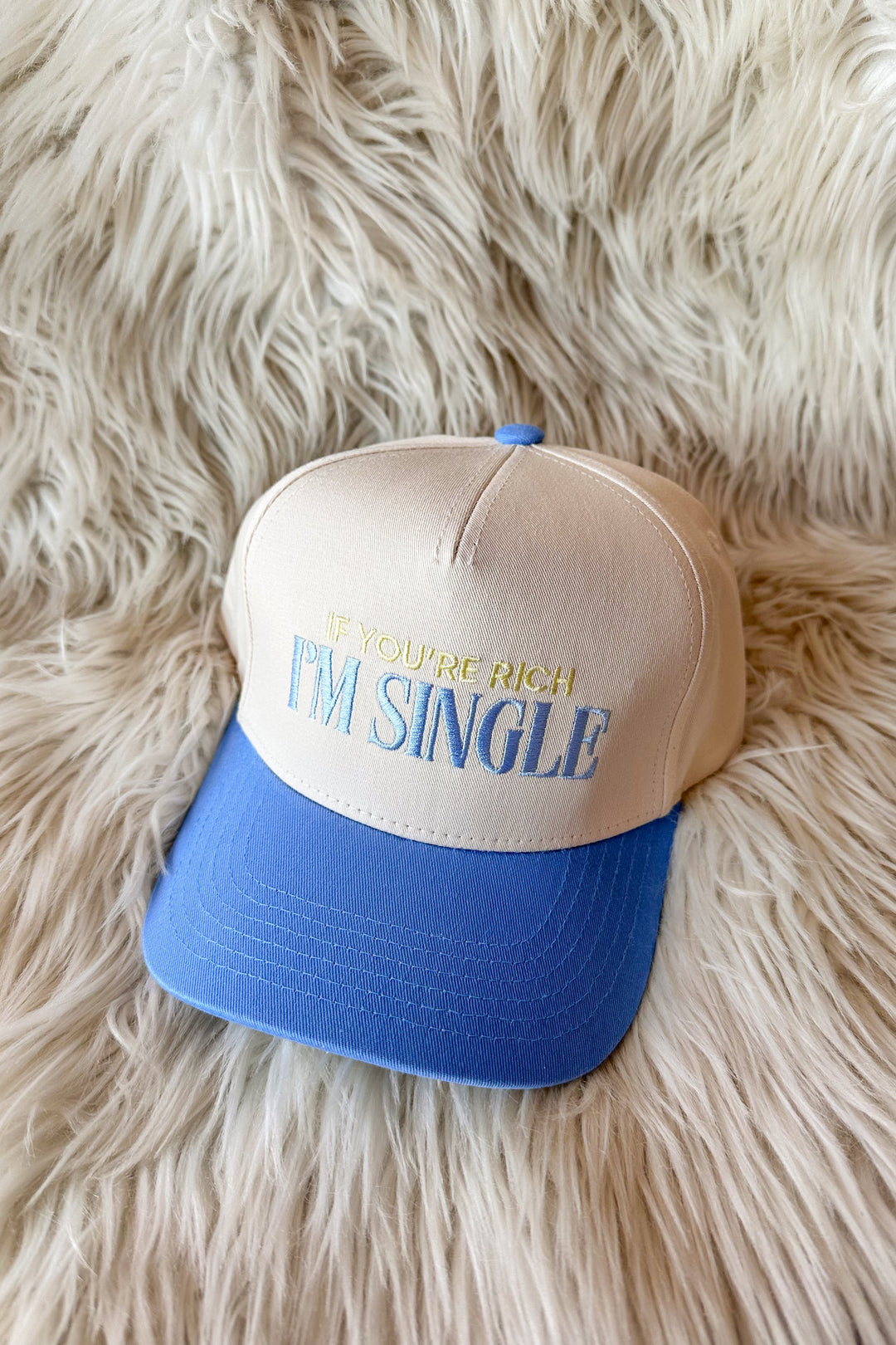 I'm Single Trucker Hat, Trucker Hat, Hat, Adeline Boutique, Dallas Boutique, Accessories 