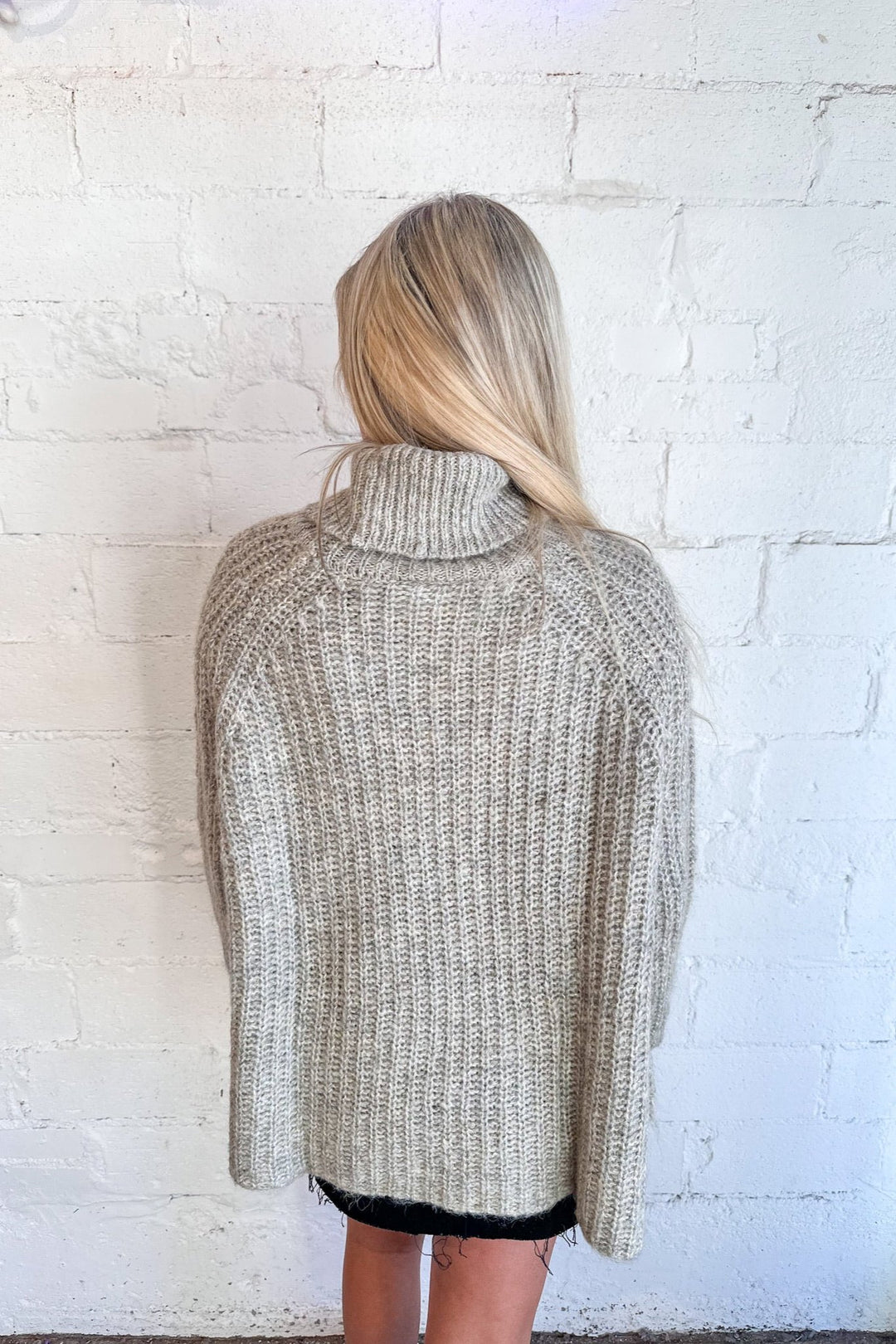 Jennie Sweater, Turtleneck Sweater, Oversized Sweater, Sweater, Adeline Boutique 