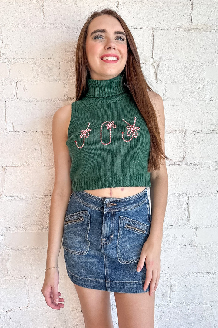 Joy Novelty Knit Top, Knit Top, Sweater Weather, Sweaters, Turtleneck Sweater, Adeline Boutique 