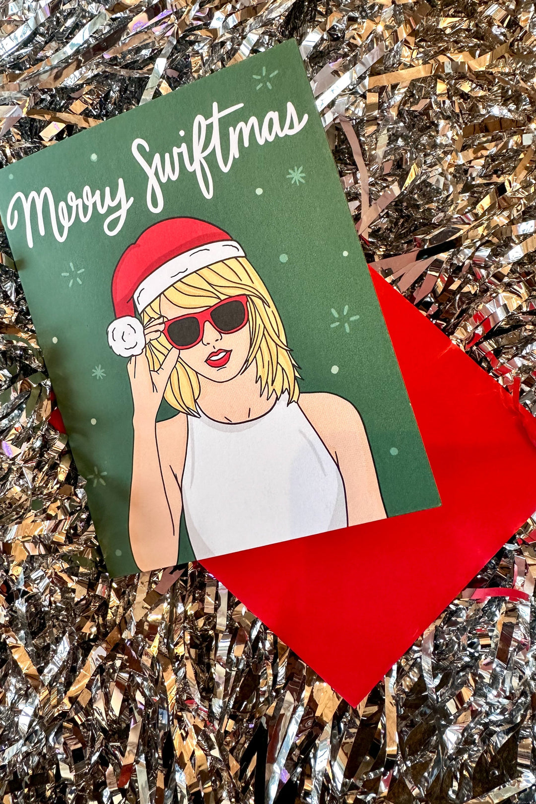 Merry Swiftmas Holiday Card, Holiday Card, Greeting Cards, Adeline Boutique 