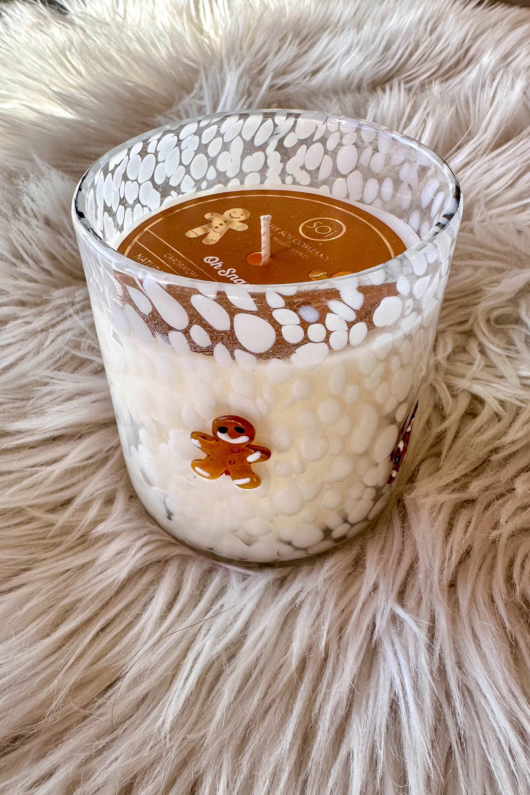 Oh Snap! Gingerbread Man Candle, Candle, Holiday Candle, Adeline Boutique