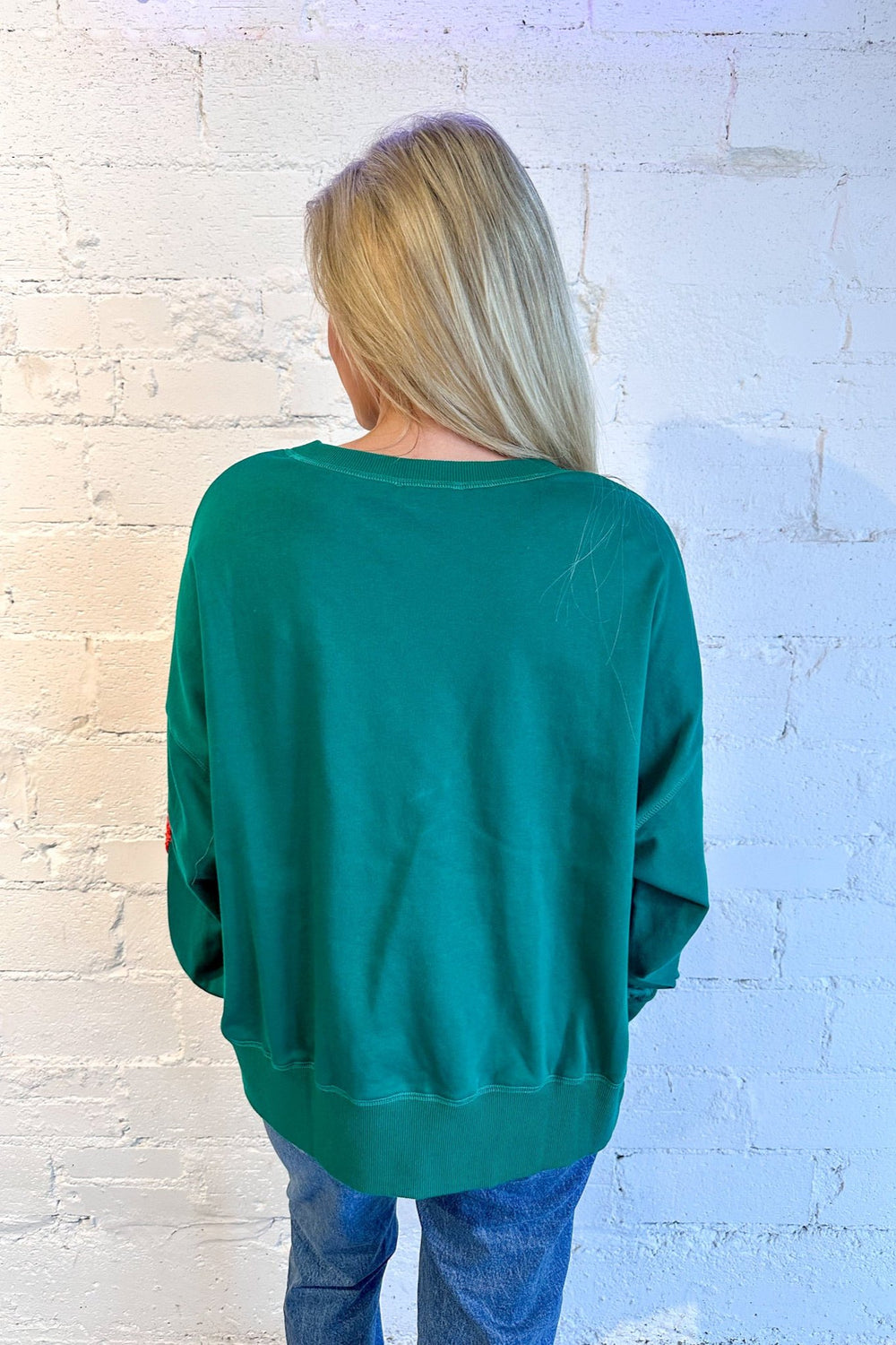 Over The Top Bow Sweater, Bow Sweater, Sweaters, Holiday Sweater, Adeline Boutique, Dallas Boutiques 