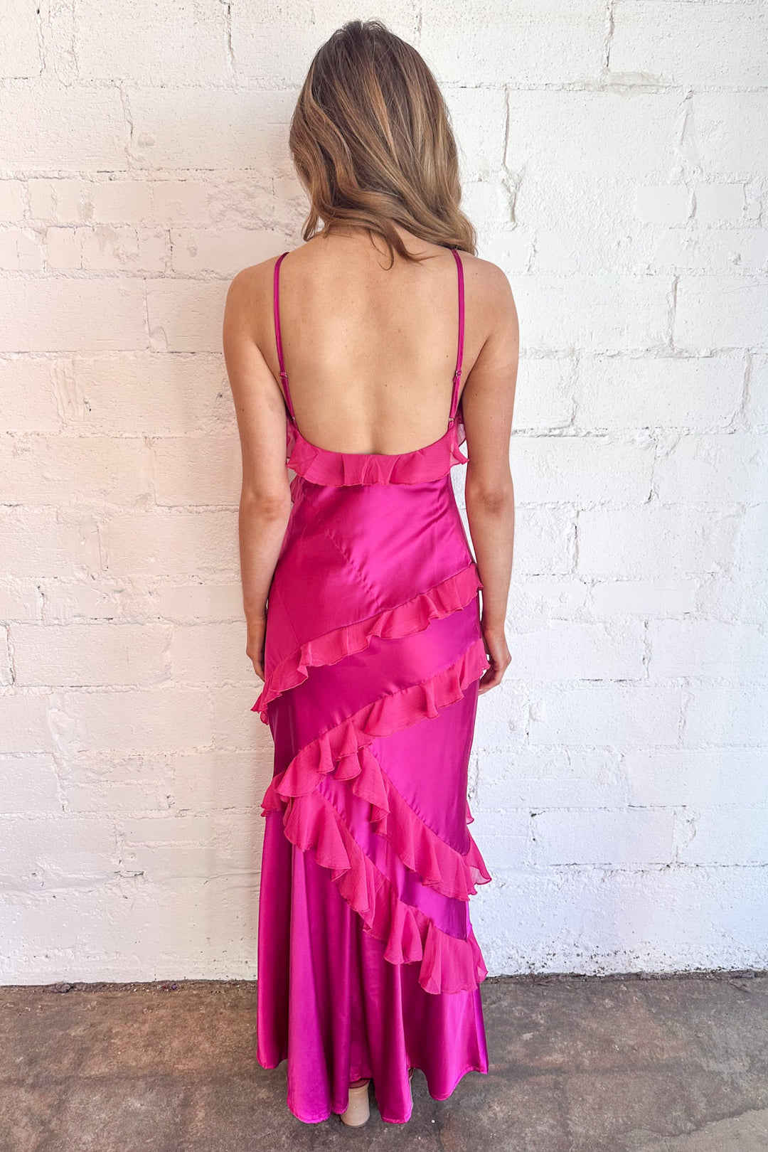 Party Pink Maxi Dress, Dresses and Rompers, Maxi Dress, Adeline Boutique