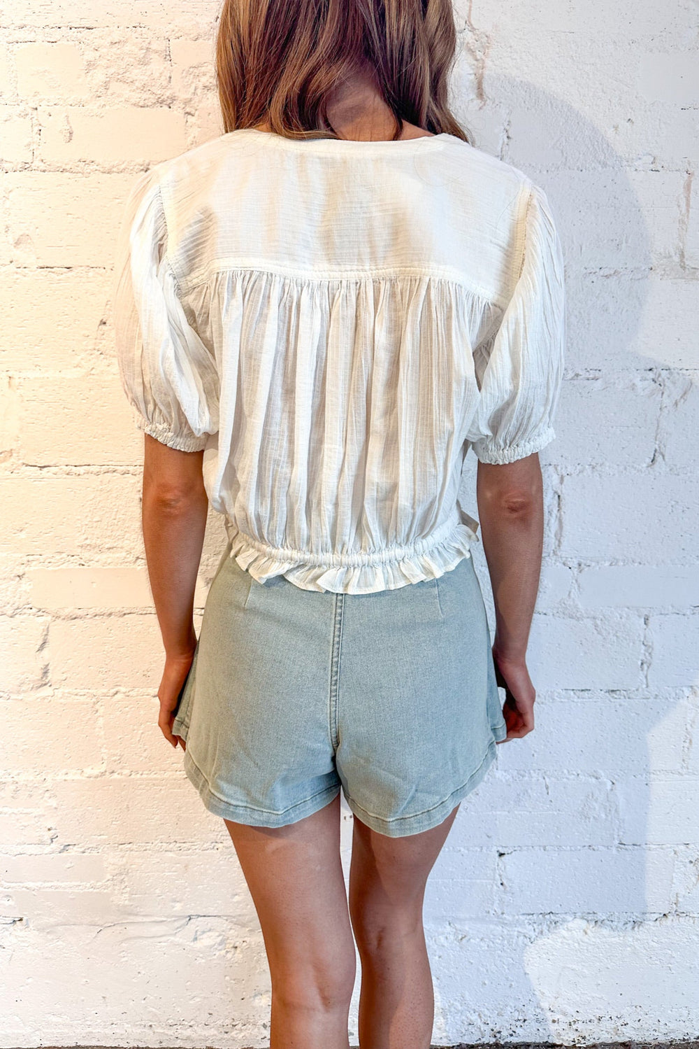 Pleasing Pleats Denim Skort, Denim, Rodeo Outfit, Adeline Boutique, Skirts