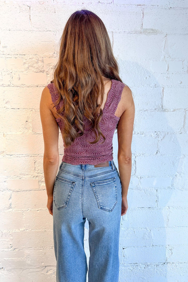 Plum Free People Love Letter Cami, Cami Top, Tank Top, Adeline Boutique 