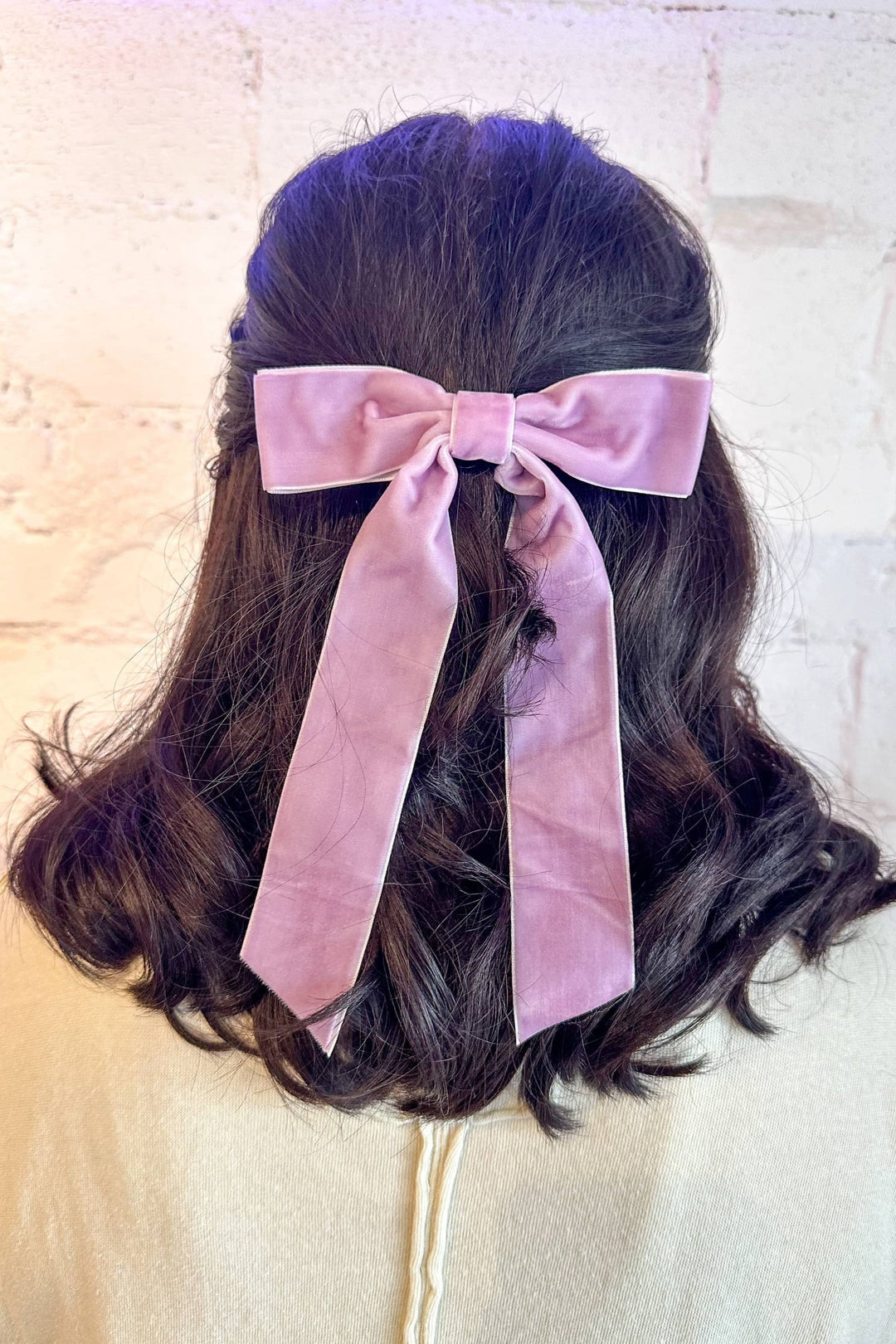 Velvet Bow, Bow, Hair Accessory, Adeline Boutique, Gift Idea