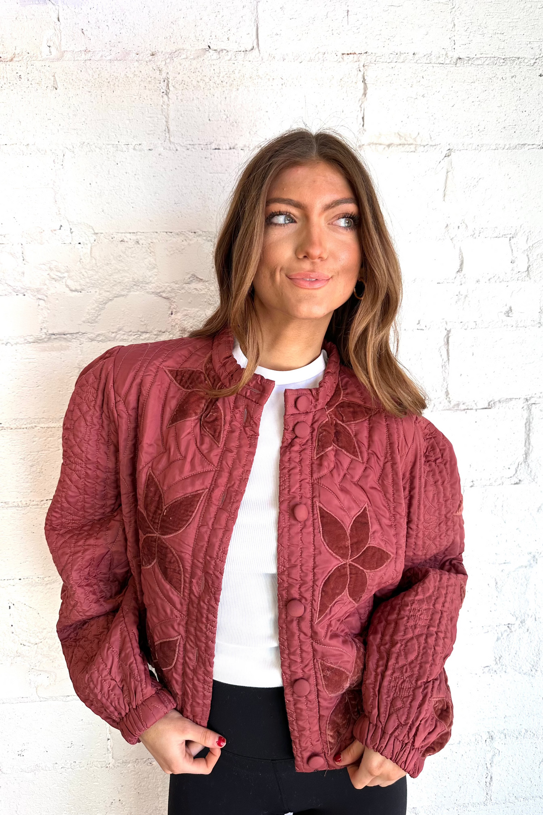 Free People Quinn Quilted Jacket, Quilted Jacket, Jacket, Puffer Jacket, Adeline Boutique