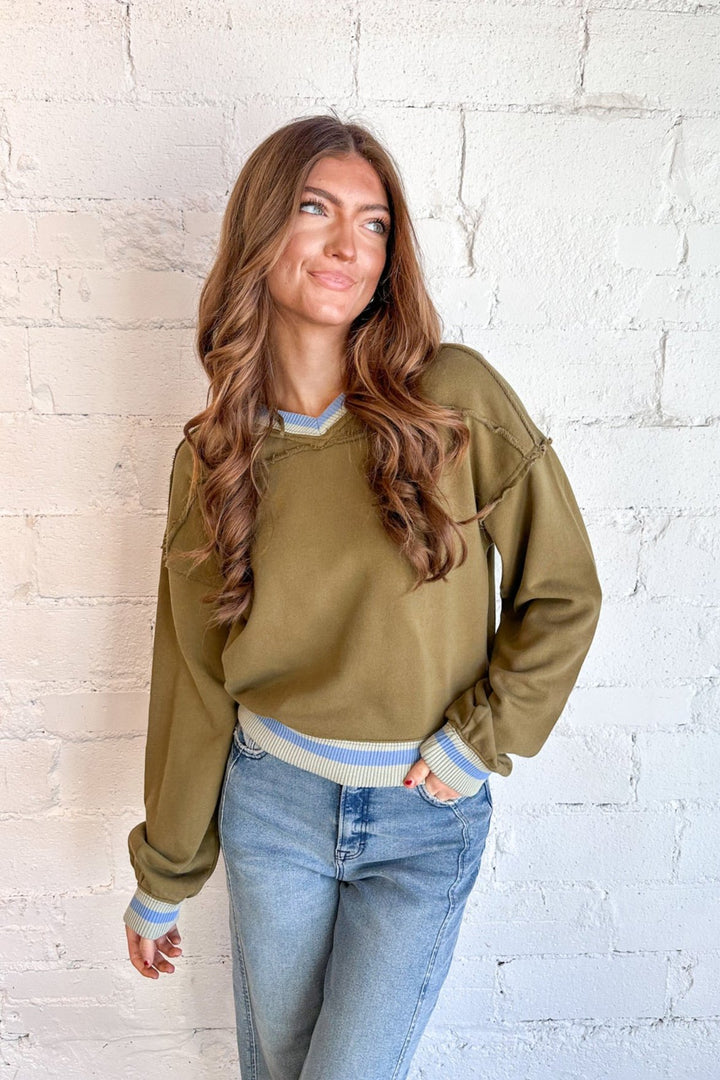 Rio Sweatshirt, Pullover Sweatshirt, Sweater, Adeline Boutique, Long Sleeve Top, Fall Outfits 