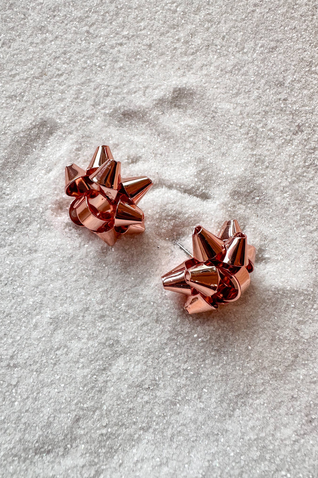 Rose Gold I'm A Gift Earrings, Holiday Earrings, Adeline Boutique, Boutique Shopping