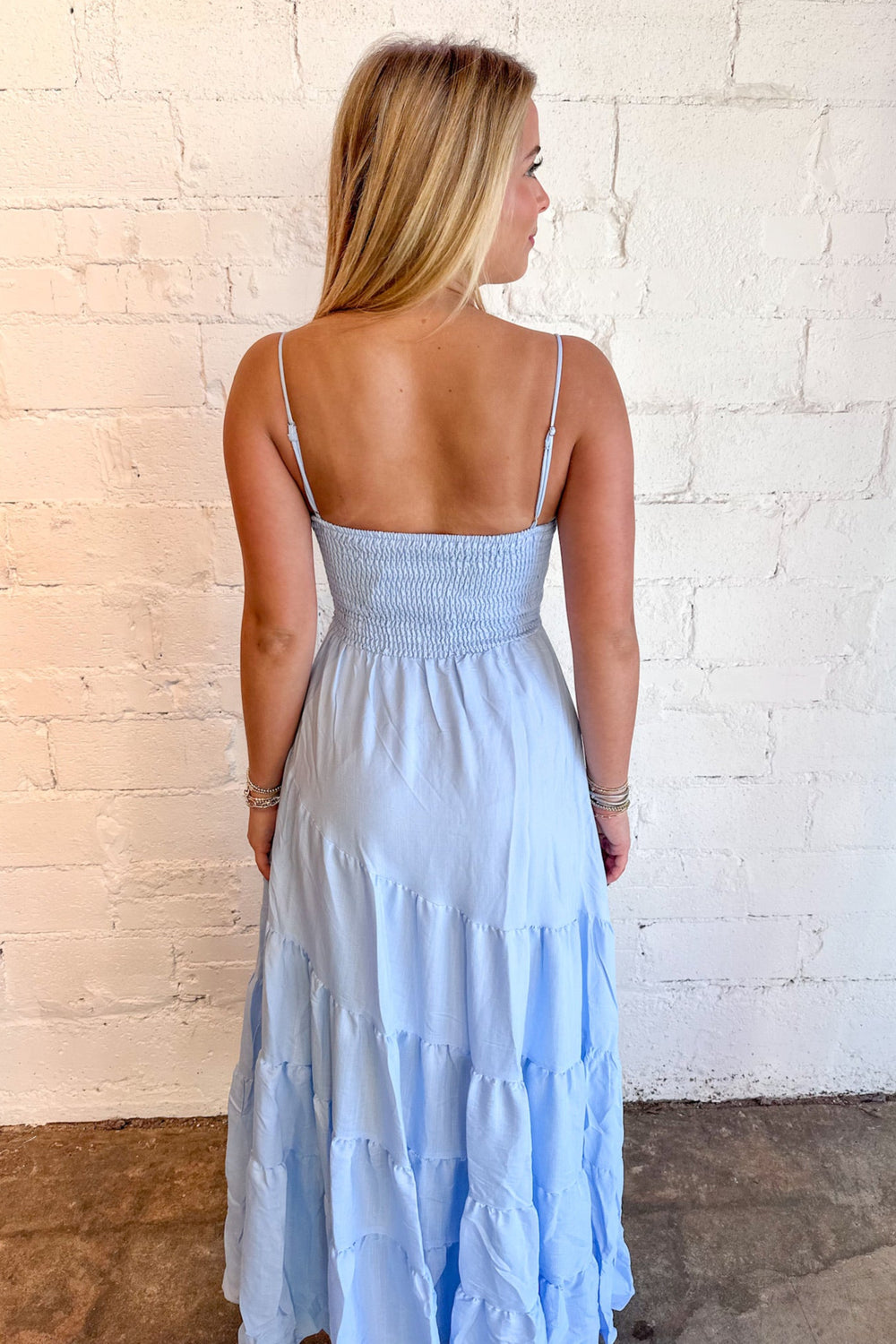 Seashell Sky Dress, Maxi Dress, Spring Dress, Dresses and Rompers, Adeline Boutique, Dallas Boutique, Vacation Dress