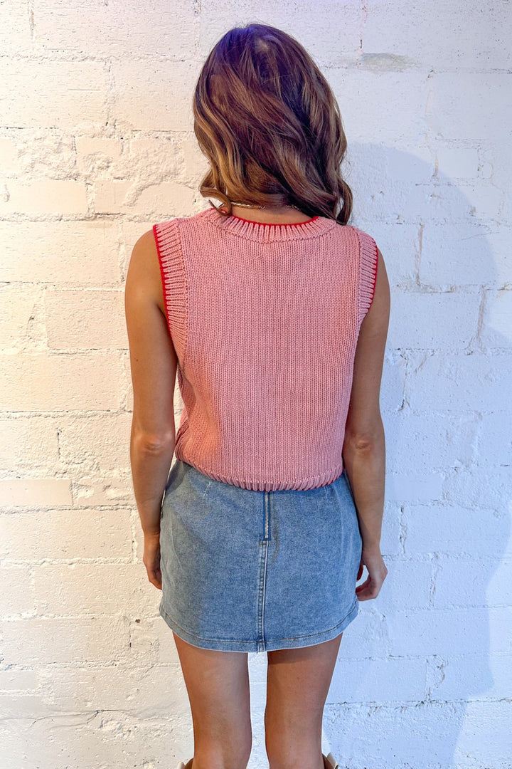 Shortcake Sleeveless Sweater, Tops, Adeline Boutique, Sweater