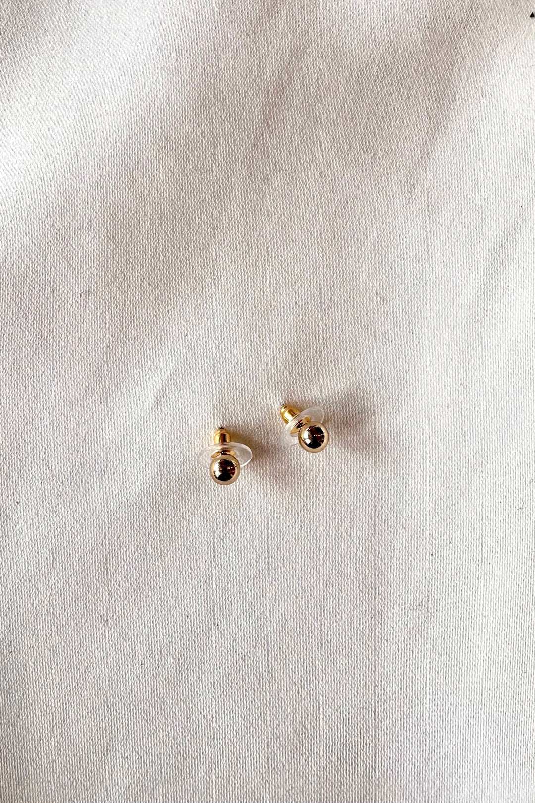 Simple Gold Ball Earrings, Gold Jewelry, Earrings, Adeline Boutique 