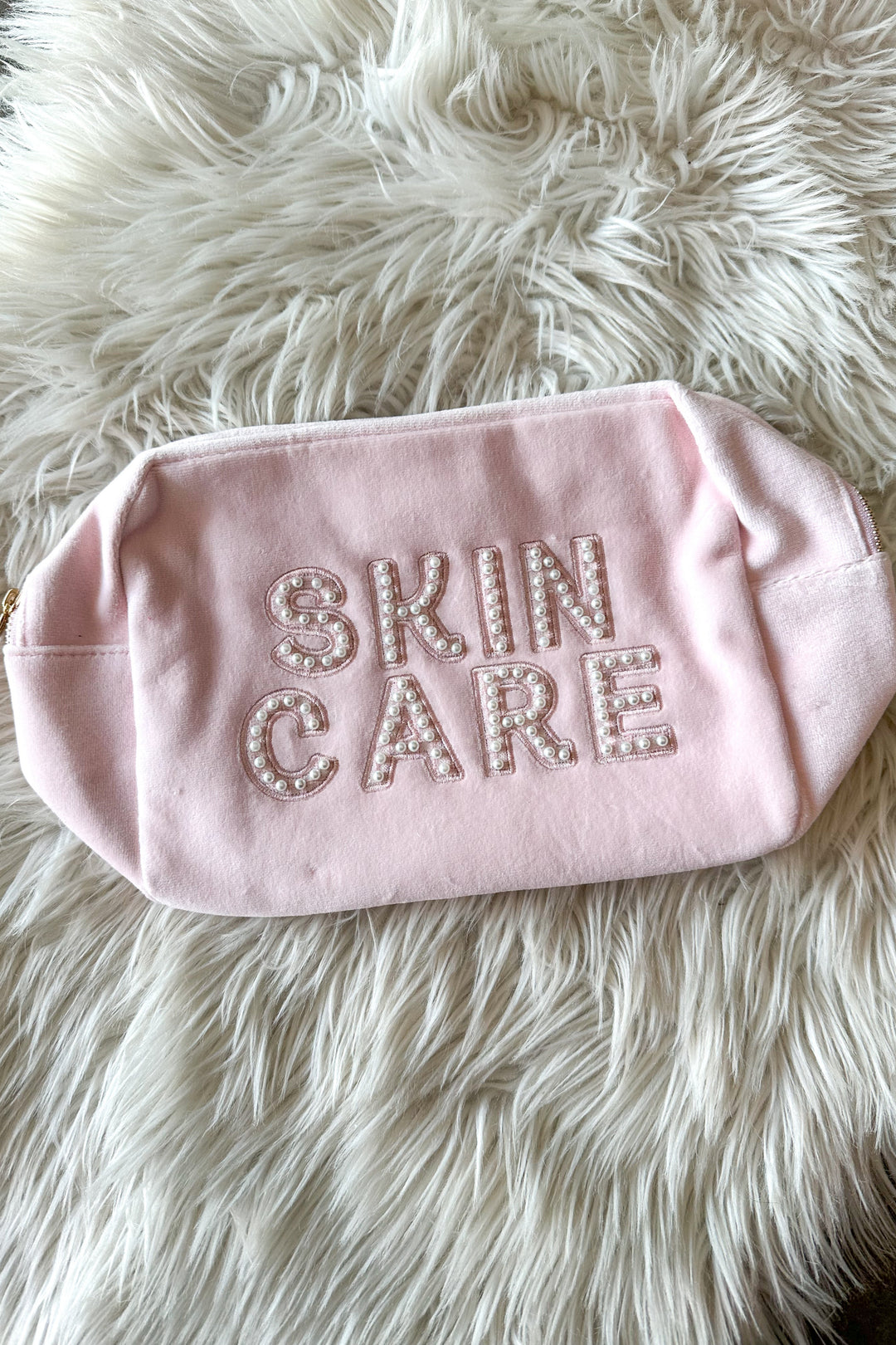 Skincare Terry Cloth Bag,Skincare Bag, Toiletry Bag, Accessory Bag, Adeline Boutique 