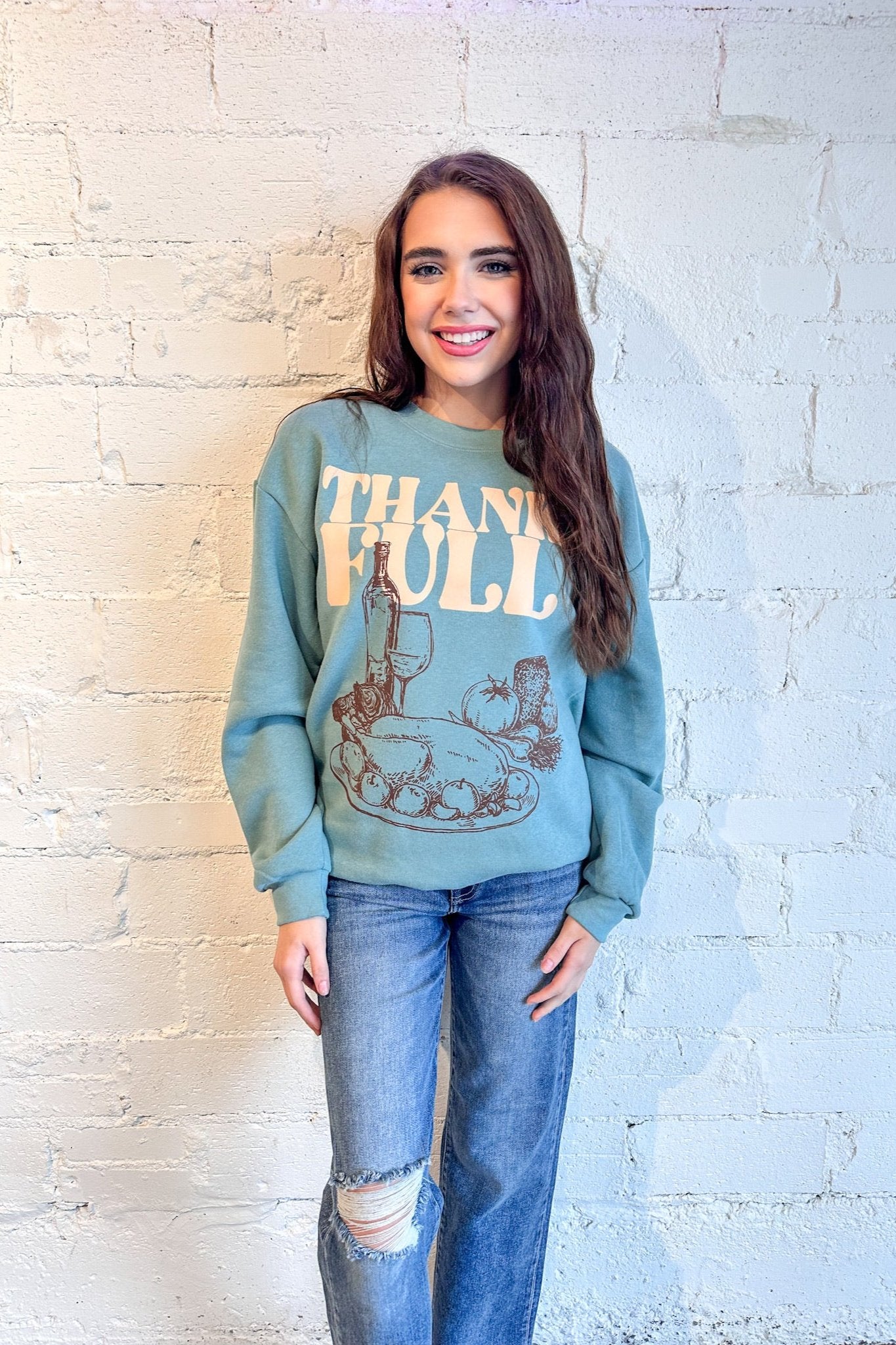 Oversized cozy sweatshirt sale