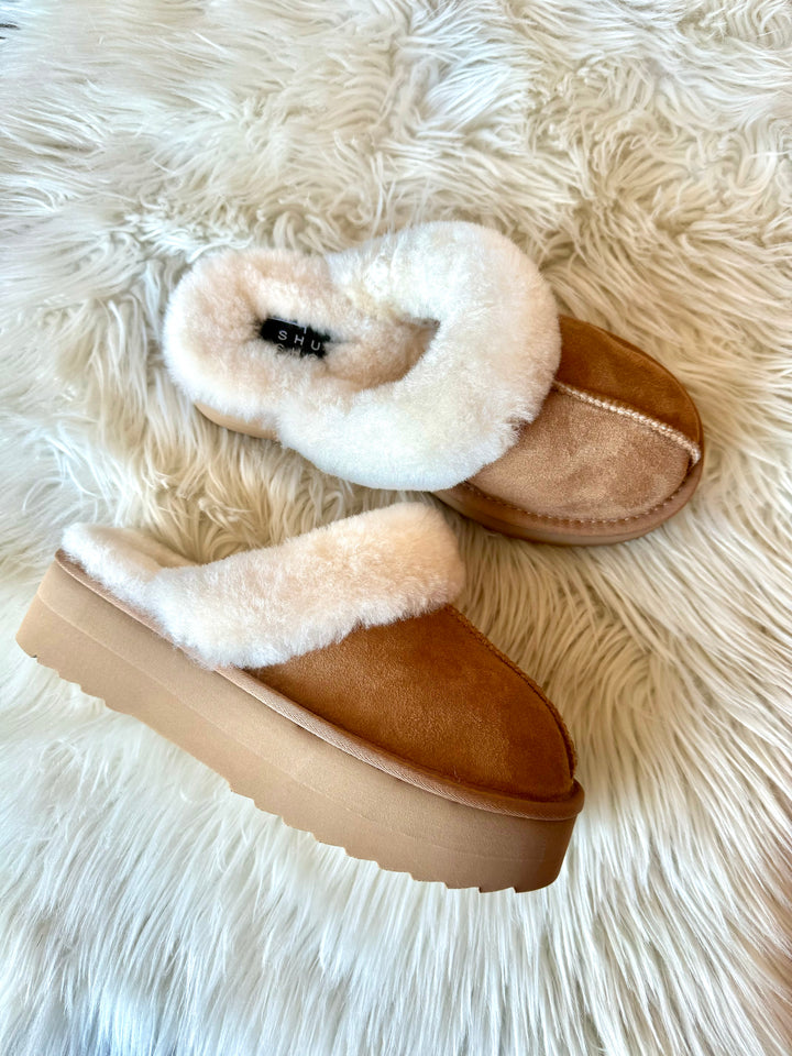 Slippers, Platform Slipper, Furry Slippers, Platform Shoes, Shoes, Dallas Boutique 