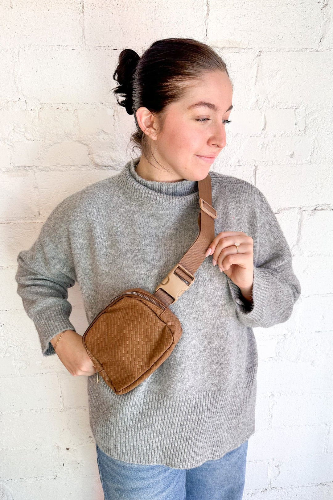 Woven Belt Bag, Fanny Pack, Belt Bag, Bag, Accessory, Adeline Boutique, Gift Ideas