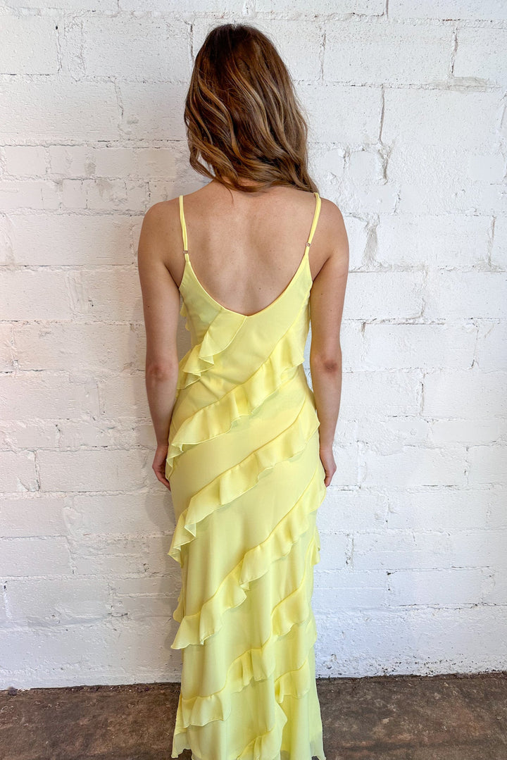 Flirtatious Ruffle Maxi Dress, Dresses and Rompers, Wedding Guest Dress, Spring Dresses, Adeline Boutique, Dallas Boutique