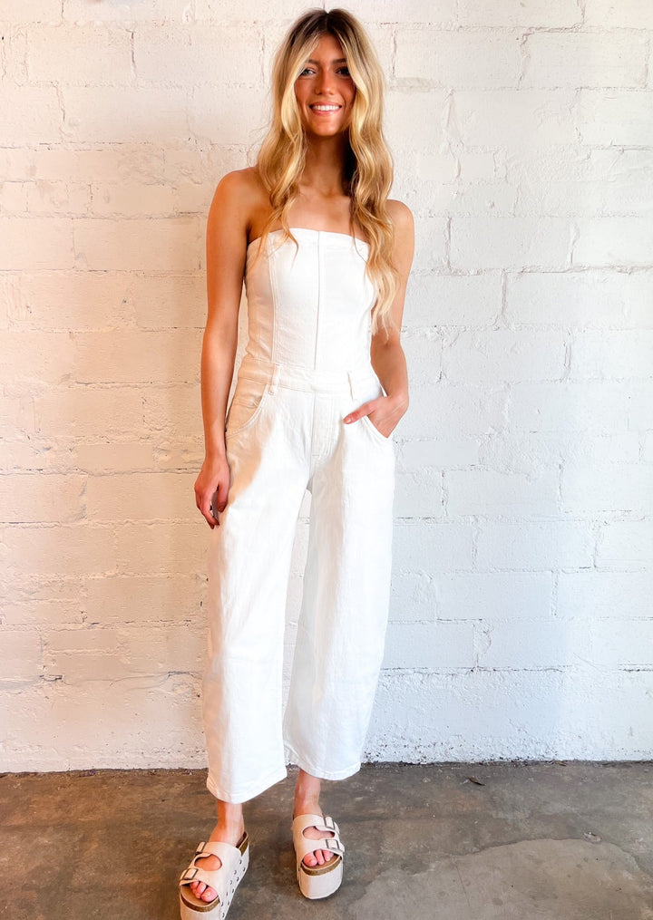 free people, jumpsuit, jumpsuits, free people je suis pret barrel leg jumpsuit