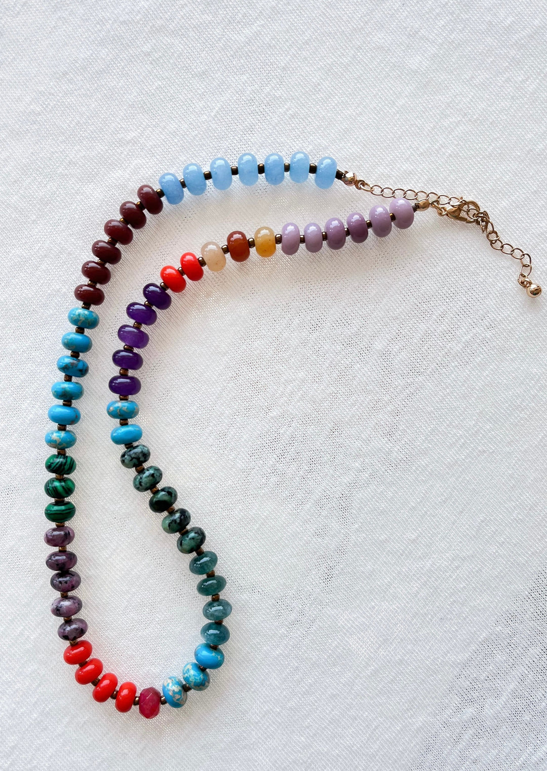 colorful stone necklace, stone necklace, marble stone necklace, necklace, necklaces, jewelry