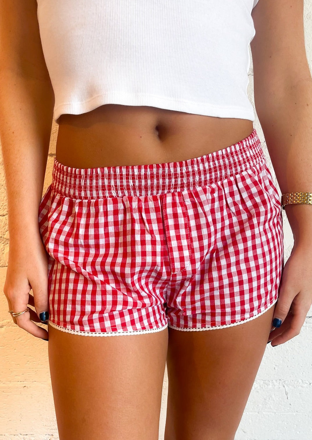 shorts, short, boxer shorts, plaid boxer shorts